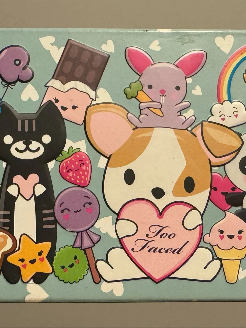 Too Faced Clover Eyeshadow Palette with box